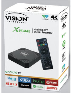 vision x96max 2GB Ram 16Gb Rom tv box Android 12 avec...