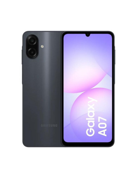 Samsung Galaxy A07 – 6.7" – 128 Go – 4 Go RAM – Helio G99 – 5000 mAh/25W – 50MP + Adapter – Noir