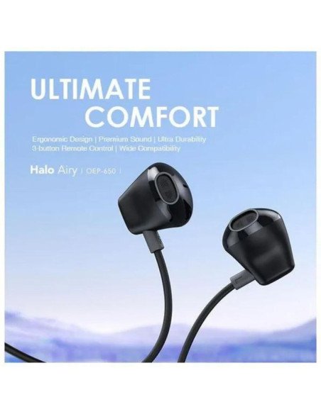 Oraimo ECOUTEURS TYPE-C Halo Airy Filaires OEP-650 Blue