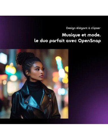 Oraimo OpenSnap Écouteurs Bluetooth sans fil à...